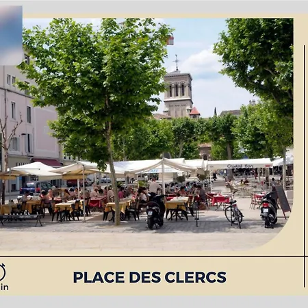 Apartman Le Cocon Celeste - Vue Panoramique Vercors - Centre-ville - Gare A 1 Min Valence