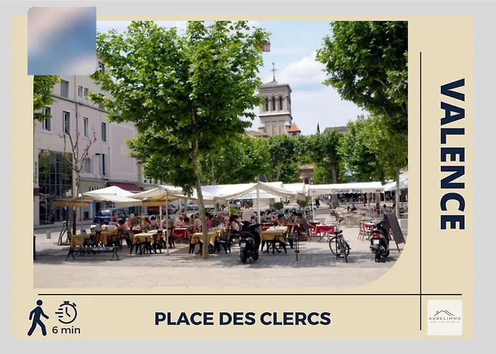 Apartman Le Cocon Celeste - Vue Panoramique Vercors - Centre-ville - Gare A 1 Min Valence